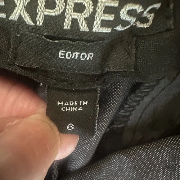 Preloved Express Editor Black Trousers - Picture 2 of 3